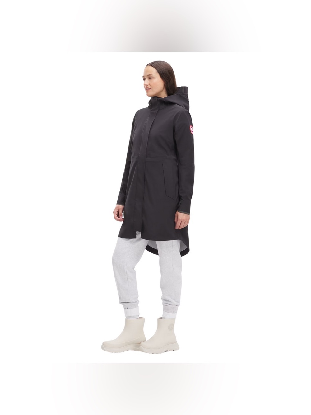 Canada Goose Salida Jacket Black Size S raincoat with hood